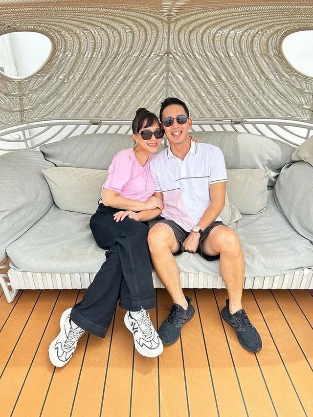 [Fimela] Yuanita Christiani dan keluarga