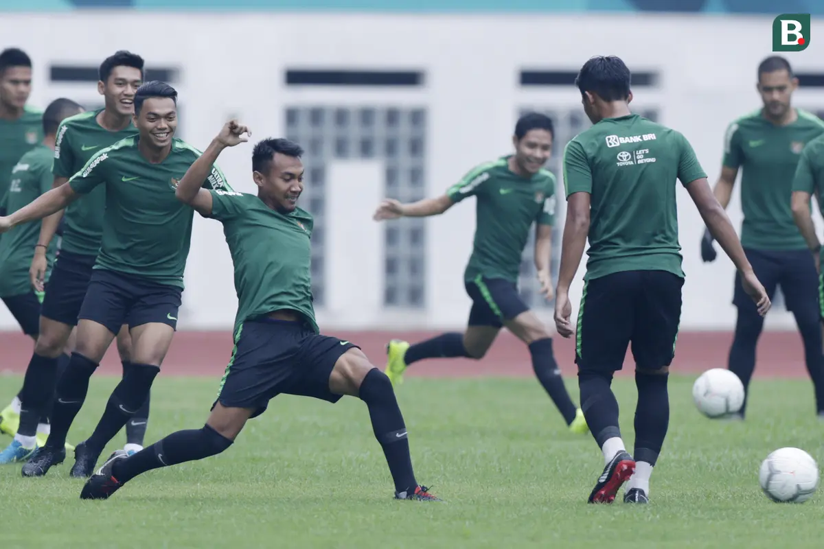 Piala AFF 2018 : Latihan Timnas Indonesia