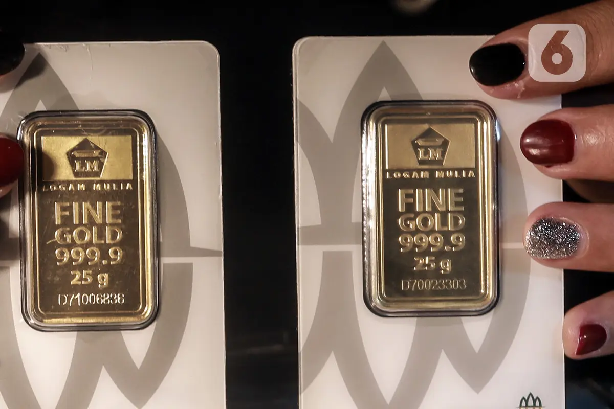 FOTO: Harga Emas Antam Naik Menjadi Rp 937.000 per Gram