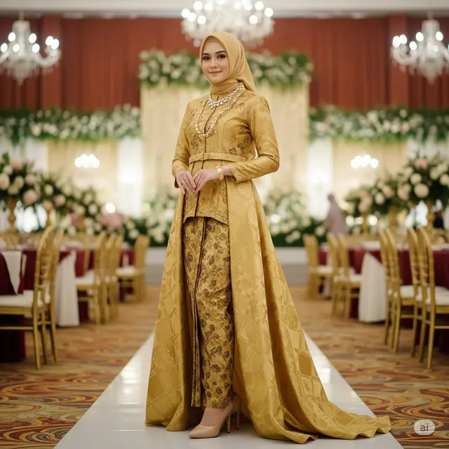 Baju Brokat Pesta Elegan 2025. Foto: Gemini