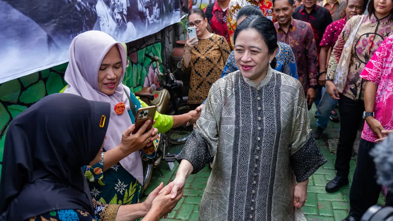 Puan Maharani Kunjungi Kampoeng Djadhoel Semarang