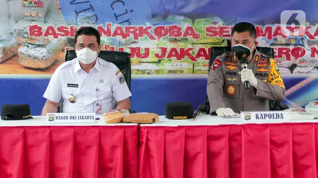 FOTO: Polda Metro Jaya Musnahkan 1 Ton Lebih Narkoba
