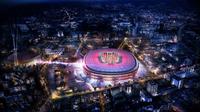 Barcelona berencana membangun Estadio Camp Nou dan diperkirakan rampung pada Mei 2017. (Barcelona)