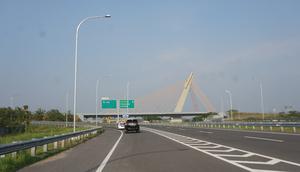 Ruas jalan tol Solo-Sragen yang meruakan bagian dari proyek tol Solo-Kertosono.(Liputan6.com/Fajar Abrori)