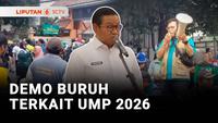 Demo Buruh Terkait UMP 2026