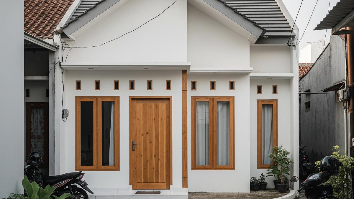 8 Inspirasi Rumah Sederhana di Gang Sempit Tanpa Pekarangan Budget Minim yang Nyaman dan Estetik