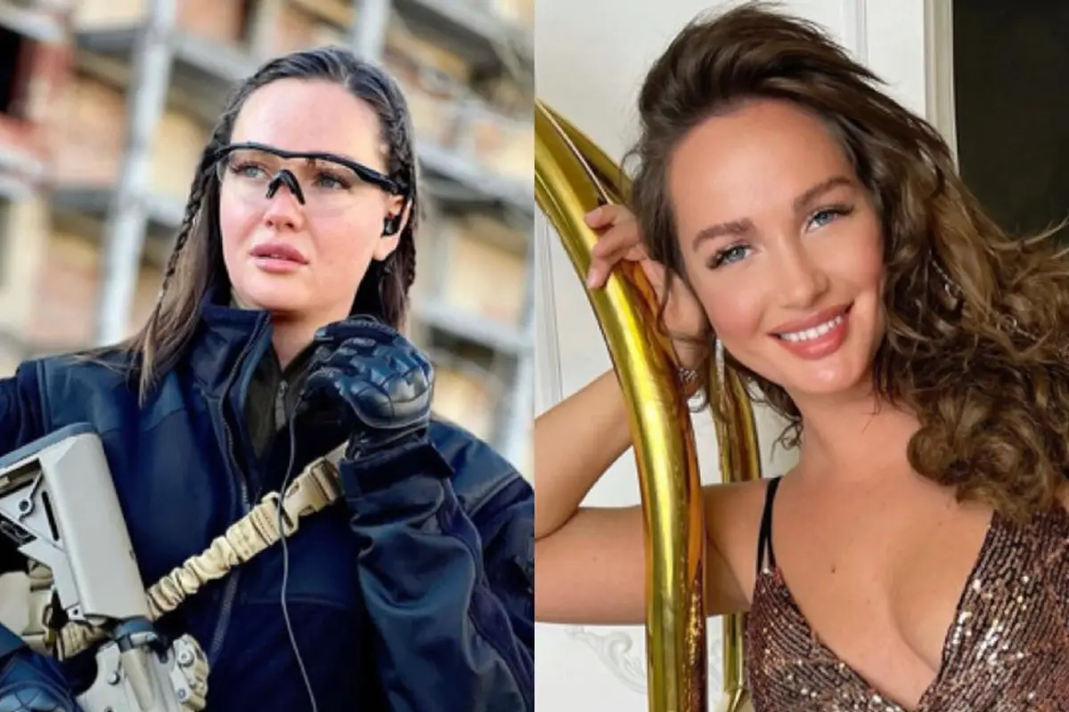 Mantan Miss Ukraina Anastasiia Lenna Ikut Lawan Rusia dan Kerap Foto dengan Senjata di Instagramnya