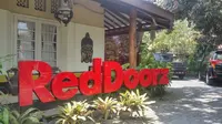 Gojek berkolaborasi dengan RedDoorz untuk memanjakan wisatawan milenial dengan layanan GoFood dan GoMassage. (Liputan6.com/ Switzy Sabandar)