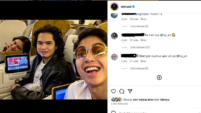 Netizen sarankan ajak Fuji usai El Rumi curhat merasa jadi nyamuk Dul Jaelani dan Tissa Biani (Foto: instagram elelrumi)