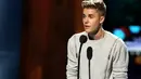 Menurut mantan kekasih Selena Gomez, teriakan yang membanggakan adalah di akhir sebuah lagu. Dan saat dirinya sedang berbicara, Justin inginkan ketenangan dari penggemarnya. (AFP/Bintang.com)