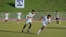 Timnas Indonesia U-22 menatap partai pertama di SEA Games 2025 melawan Filipina dengan optimisme. Tampak dalam foto, pemain Tim Nasional (Timnas) Indonesia U-22 melakukan sesi latihan di Rajamangala University of Technology Lanna Stadium, Doi Saket, Chiang Mai pada Minggu (7/12/2025) sore waktu setempat. (Bola.com/Bagaskara Lazuardi)