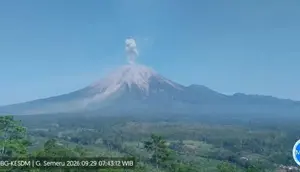 Dentuman Misterius di Lereng Semeru, Warga Diimbau Waspada tapi Tak Panik