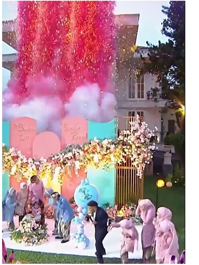 8 Momen Tujuh Bulan Kehamilan dan Gender Reveal Lesti Kejora, Berlangsung Meriah