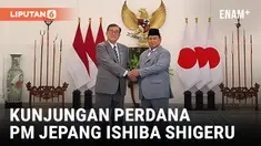 PM JEPANG ISHIBA SHIGERU KUNJUNGAN PERDANA KE INDONESIA BERTEMU PRABOWO SUBIANTO