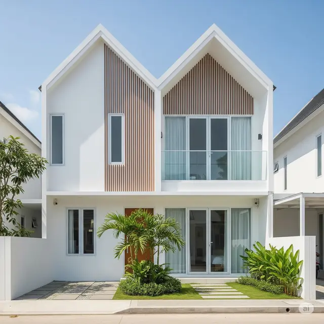 11 Model Rumah Sederhana Tingkat 2 untuk Inspirasi Hunian Impian.