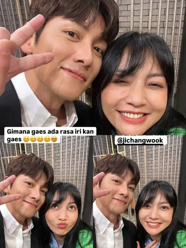 Ji Chang Wook dan Hesti Purwadinata. (Instagram/ hestipurwadinata)
