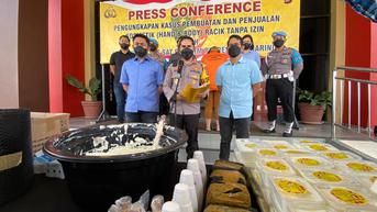Polisi Gerebek Rumah Pembuatan Kosmetik Abal-Abal di Samarinda, Mau Putih Malah Iritasi