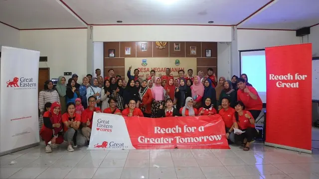 Dengan membawa semangat Reach for a Greater Tomorrow, seluruh karyawan Great Eastern Life Indonesia melakukan rangkaian kegiatan The GREAT Comfund. (Dok Great Eastern)