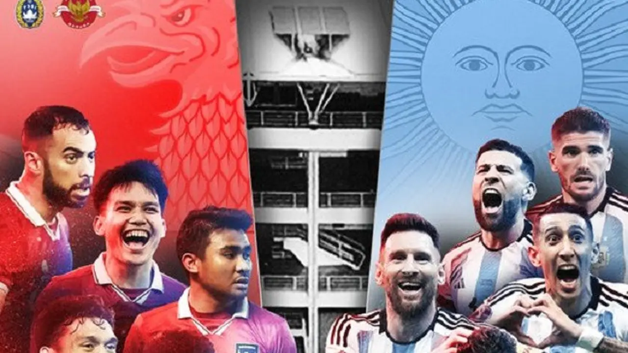 FIFA Match Day, Indonesia Vs Argentina (Foto: Twitter/@PSSI)