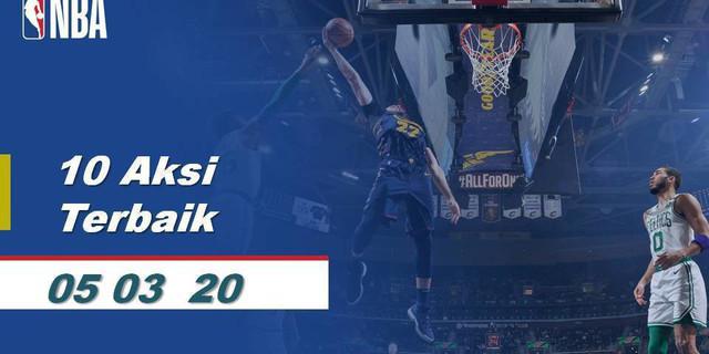 VIDEO: 10 Aksi Terbaik NBA 5 Maret 2020, Slam Dunk Donovan Mitchell