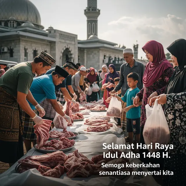 Gambar Ucapan Idul Adha 2026 Penuh Makna (AI)