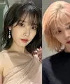 Tampilan Terbaru IU dengan Gaya Rambut Berwarna. [@dlwlrma]