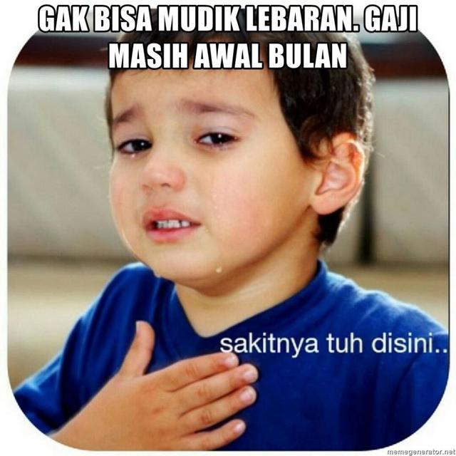 8 Meme Kocak Mudik Lebaran Ini Bikin Senyum Kecut