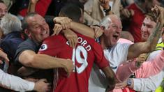 Berikut ini deretan gol yang diciptakan Marcus Rashford di menit-menit akhir untuk Manchester United. (AFP/LindseyParnaby)