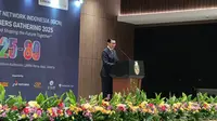 Wakil Menteri Luar Negeri, Arif Hafaz, saat membawakan pidato bertajuk "Investasing for the Future" dalam acara Indonesia Global Compact Network (IGCN) Annual Members Gathering 2025 di Universitas Katolik Indonesia Atma Jaya, Jakarta, Rabu (8/10/2025) (Dok. Liputan6.com/Indra C. Vanleon).&nbsp;