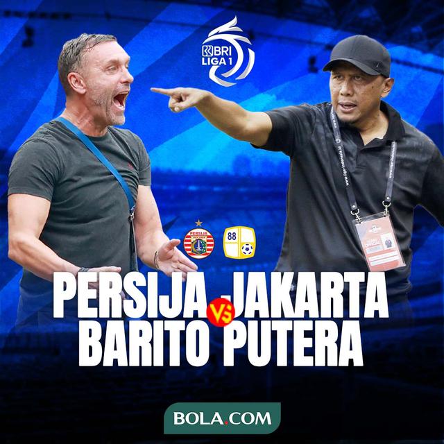 BRI Liga 1 - Duel Pelatih - Persija Jakarta Vs Barito Putera