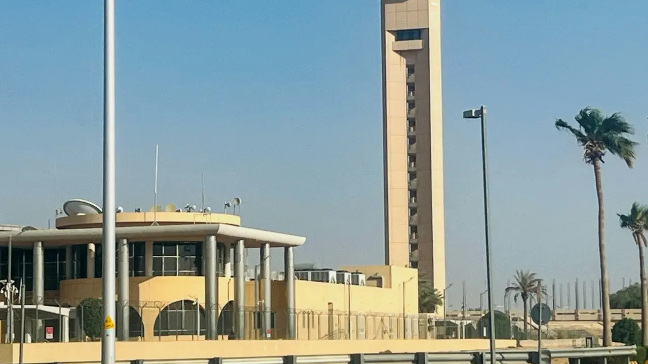 Bandara Internasional King Khalid di Riyadh, Arab Saudi.