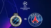 Link Live Streaming Liga Champions: Club Brugge Vs PSG