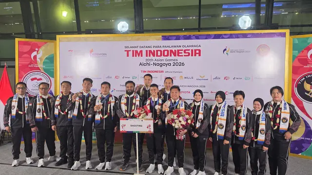 Para atlet menembak Indonesia peraih perak di Asian Games 2026