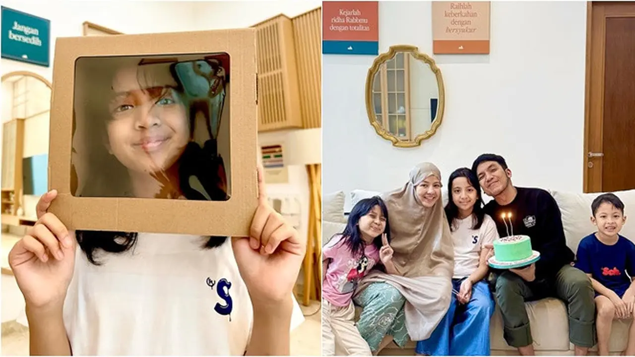 6 Potret Sederhana Ultah ke-11 Megumi, Putri Sulung Desta dan Natasha Rizky