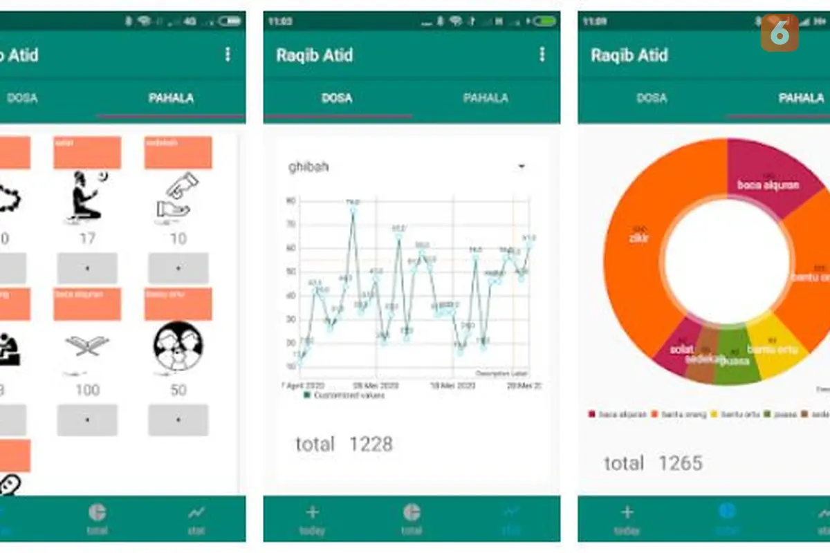Aplikasi Raqib Atid. Dok: play.google.com