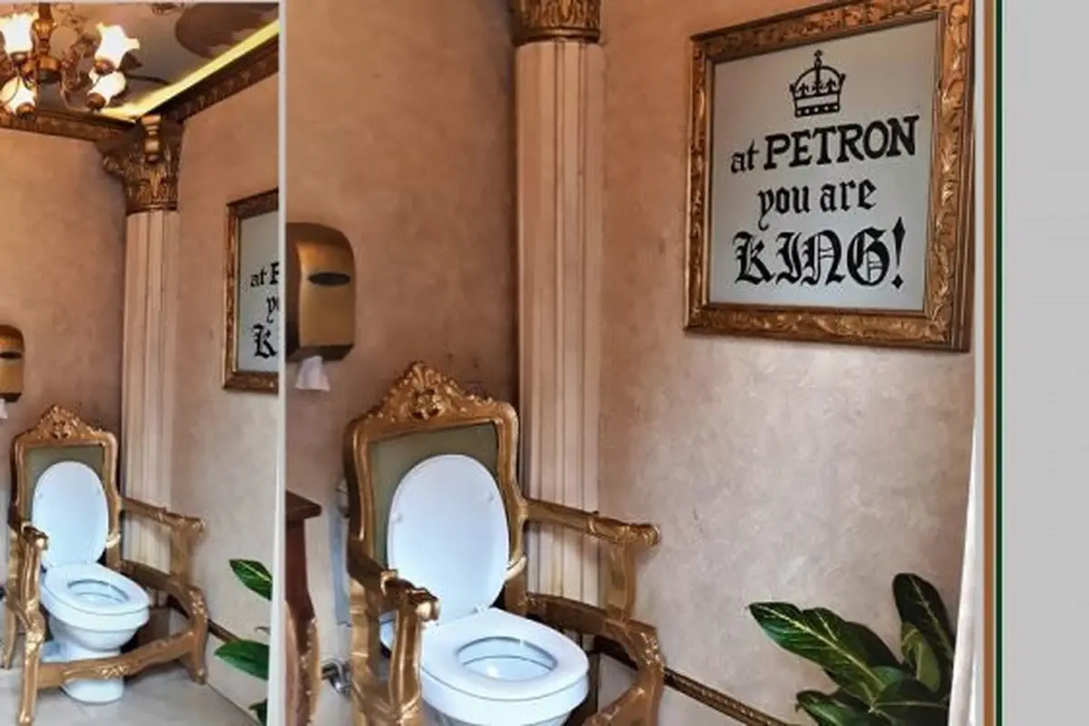 Mengaggumkan, Toilet Kerajaan Ada Di Pom Bensin