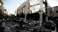 Serangan Udara di Yaman Hancurkan Rumah Duka, 155 Orang Tewas