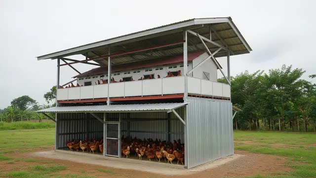 Kandang Ayam Multifungsi Sekaligus Tempat Penyimpanan Pakan