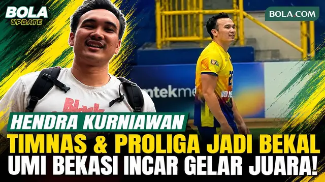 Hendra Kurniawan Bidik Gelar Juara Bersama UMI Bekasi di Liga Voli Mahasiswa, Pengalaman Timnas dan Proliga Jadi Modal