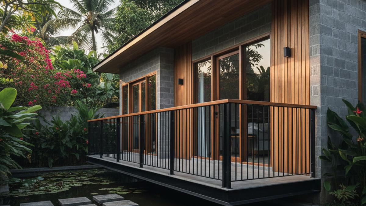 7 Contoh Pagar Balkon Rumah, Inspirasi Desain Aman dan Estetis untuk Hunian Modern