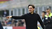 Vincenzo Montella bangga punya Donnarumma di AC Milan. (AFP / MIGUEL MEDINA)