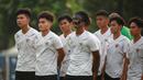 <p>Pemain Timnas Indonesia U-20 saat latihan persiapan Kualifikasi Piala Asia U-20 2023 yang berlangsung di Lapangan A Gelora Bung Karno, Jakarta, Selasa (30/08/2022). (Bola.com/Bagaskara Lazuardi)</p>