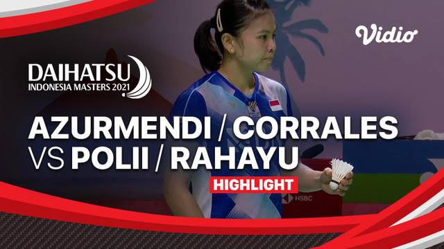 Berita Video, Greysia Polii / Apriyani Rahayu Melangkah ke Perempat Final Indonesia Masters 2021