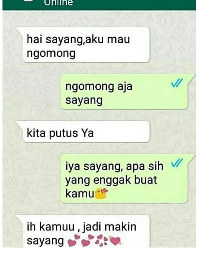 8 Chat WA Alasan Putus ala Netizen Ini Bikin Geleng Kepala