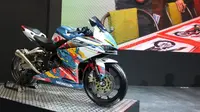 Honda CBR250RR Fury Dragon menjadi juara pertama Honda CBR250RR Virtual Modif Challenge (Arief/Liputan6.com)