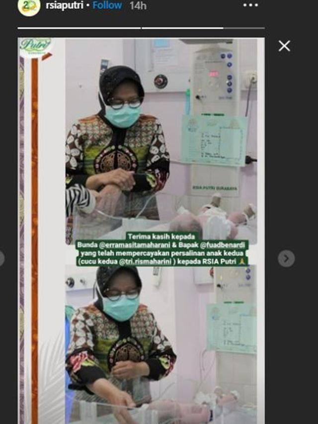 5 Momen Tri Rismaharini Sambut Cucu Kedua, Banjir Ucapan Selamat dan Doa