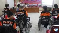 Kepala Pelaksana BPBD Kabupaten Klaten, Bambang Giyanto, Rabu (8/8) memberi penjelasan penanggulangan bencana. (Liputan6.com/suaramerdeka.com/Achmad Hussain)