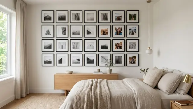 Cara Menyusun Foto di Dinding Kamar