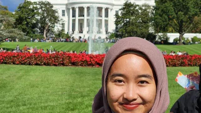 Vinandhika Parameswari, WNI mahasiswi Johns Hopkins University di Washington, D.C. AS. (Dok Pribadi/Kedubes AS di Jakarta)