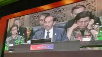 Presiden RI Joko Widodo di pembukaan KTT G20 Bali. Dok: Tommy Kurnia/Liputan6.com